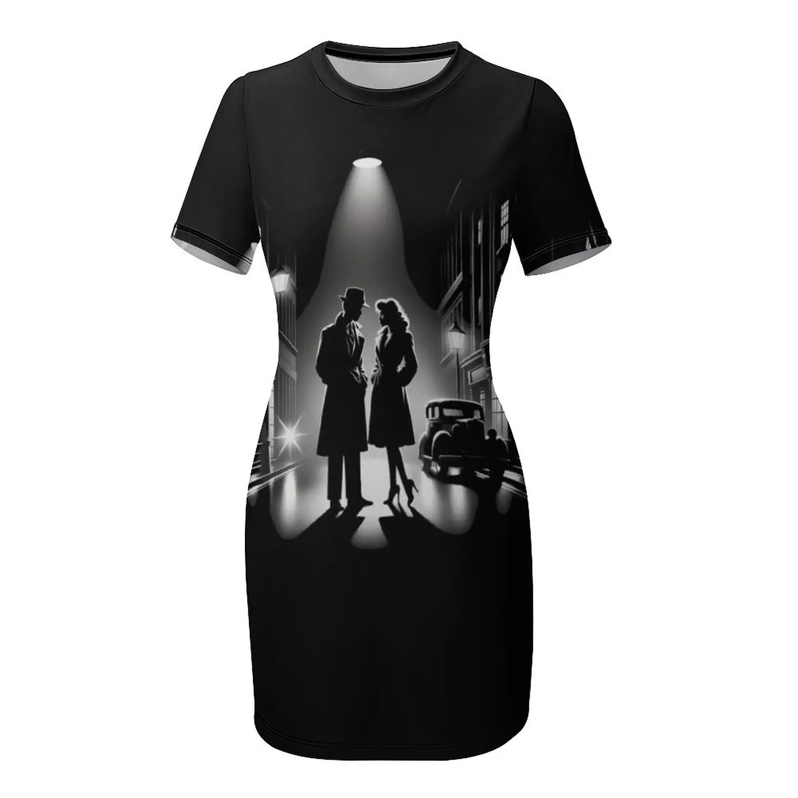 Женское платье Film Noir Style фиолетовое