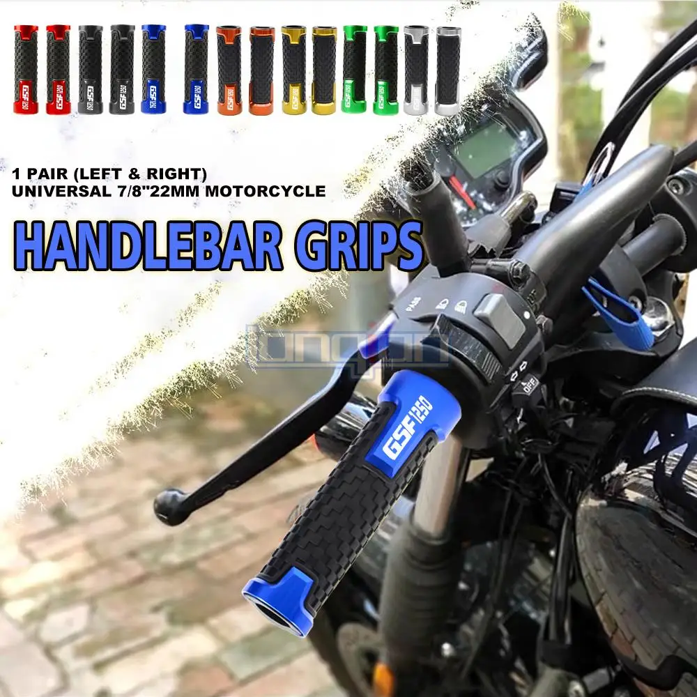 

For SUZUKI GSF1250 2007-2010 GSF 1250 2011-2015 Motorcycle Accessories Handlebar Grip 7/8"22mm Motorbike Handle Bar Hand Grips