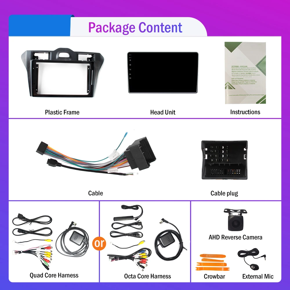 Автомобильный радиоприемник для Ford FIGO 2009-2012 2Din Android восьмиядерный автомобильный