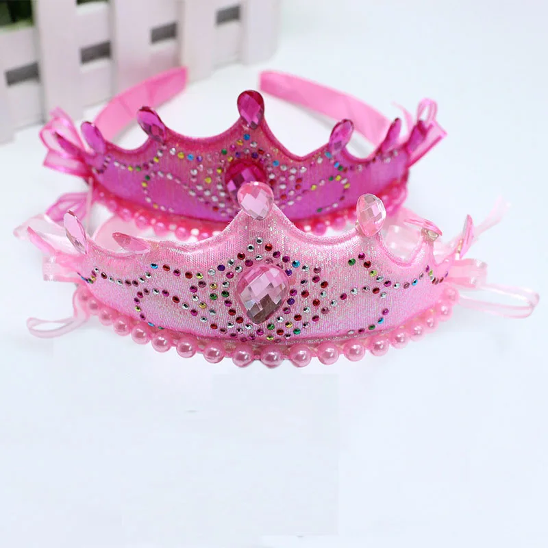 

Cute Children Girls Crown Tiara Hair Band Headbands Wedding Prom Party Head Wear Hair Accessories Easter Cosplay Halloween
