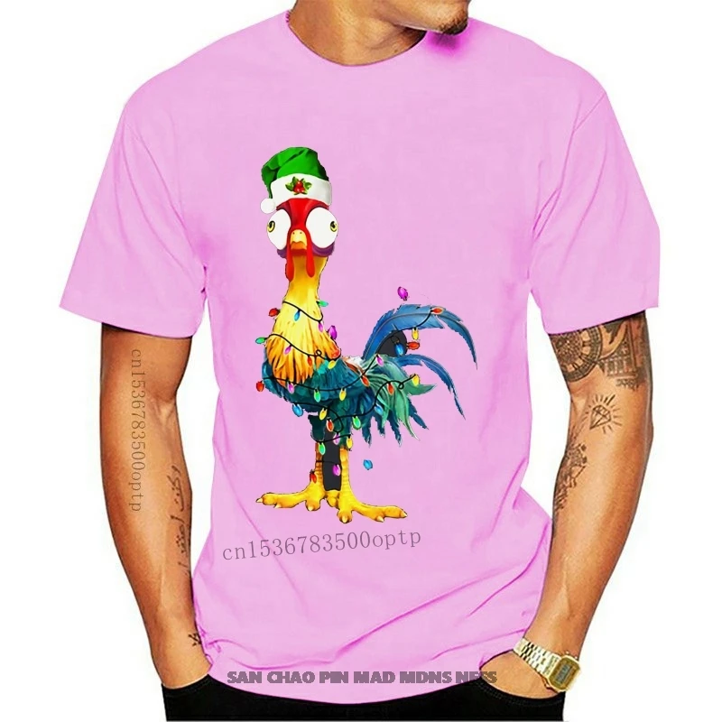

Men T Shirt Chicken Hei Hei Light Christmas Sweater Women t-shirt