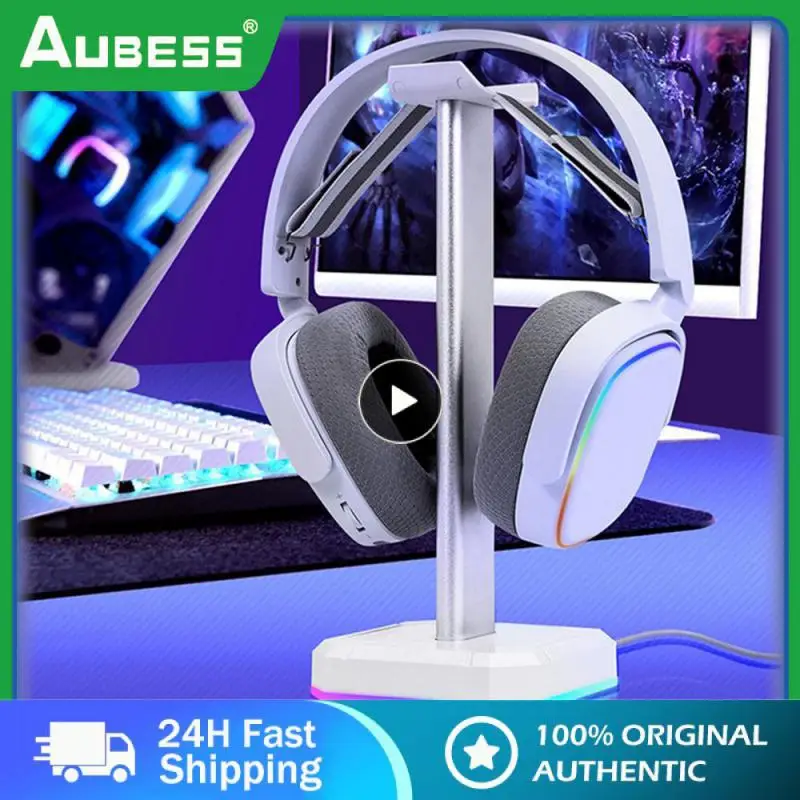 

Reduce Headphone Indentation Head-mounted Black Display Rack Easy To Install Desktop Uniform Force Enlarged Tray Convenient Pink