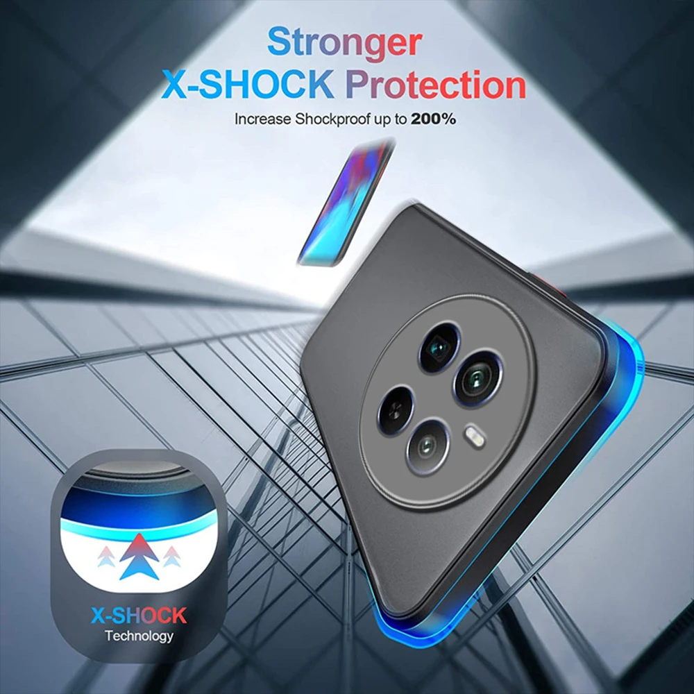 Противоударная Броня матовая фотография для Realme 12 Pro + искусственная кожа мягкий