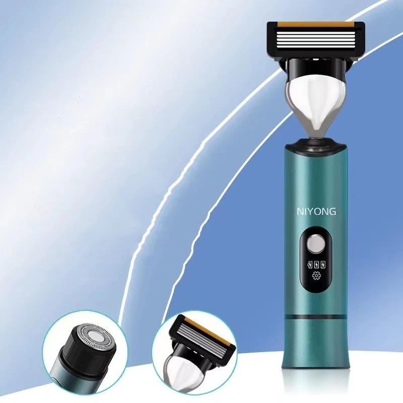 

Новая портативная бритва с пятью лезвиями, водонепроницаемая ручная бритва с USB-зарядкой для мужчин