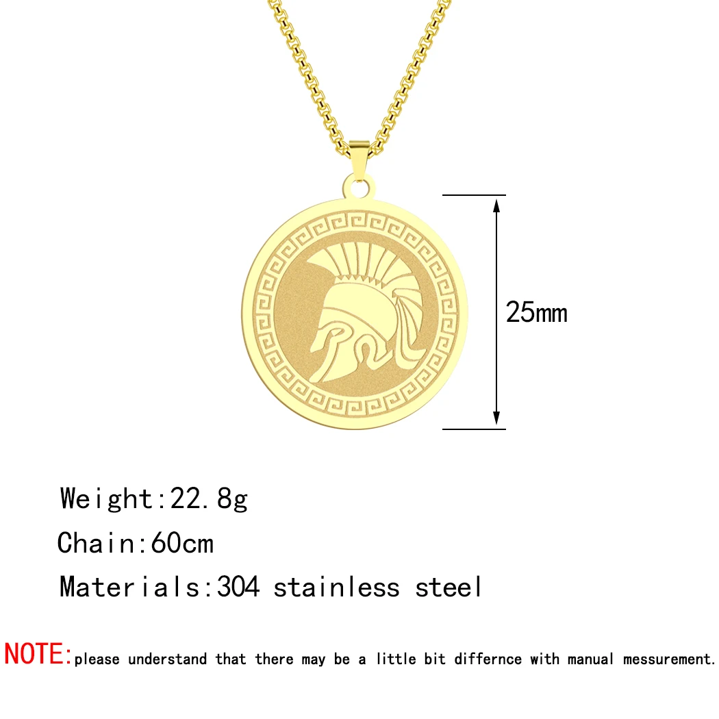 Мужская подвеска в виде древнего Греческого бога спартанского воина