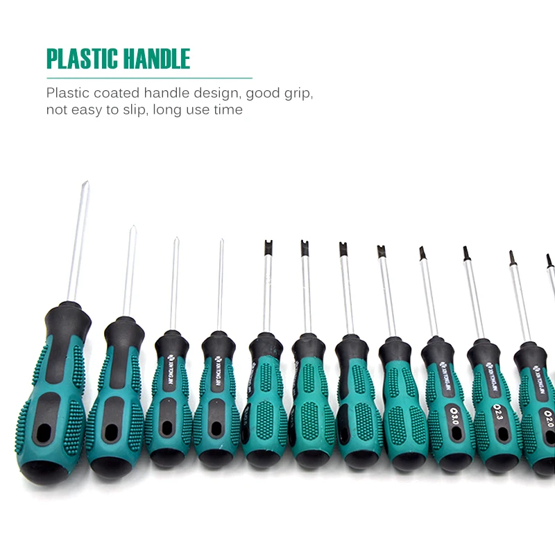 

Набор отверток KINDLOV, комплект из 12 насадок с изолированным покрытием, с магнитным звездообразным шлицем, с ручкой, для точного бытового ремо...