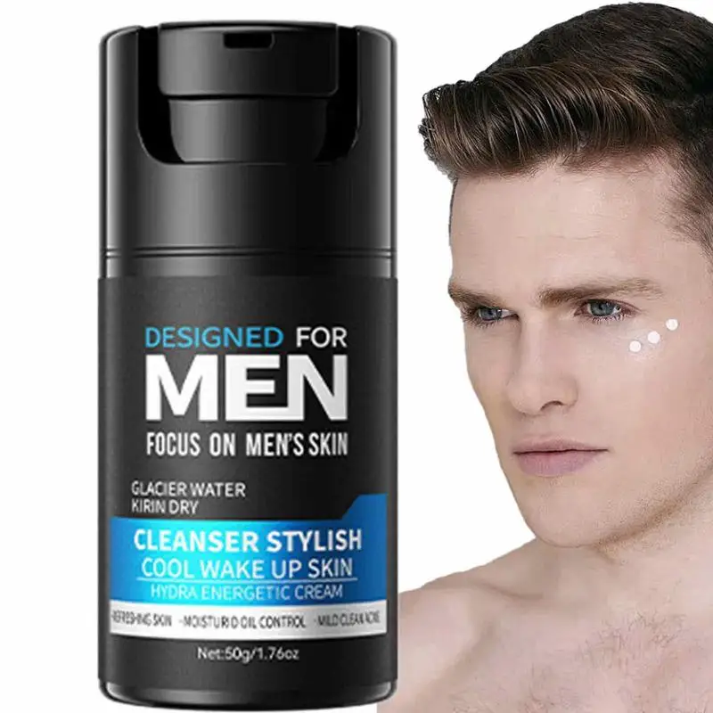 

Moisturizer Face Cream Men Facial Eye Cream 50g Fine Lines Reduce Cream Anti Age Moisturizing Cream Pore Reducer Firming Cream