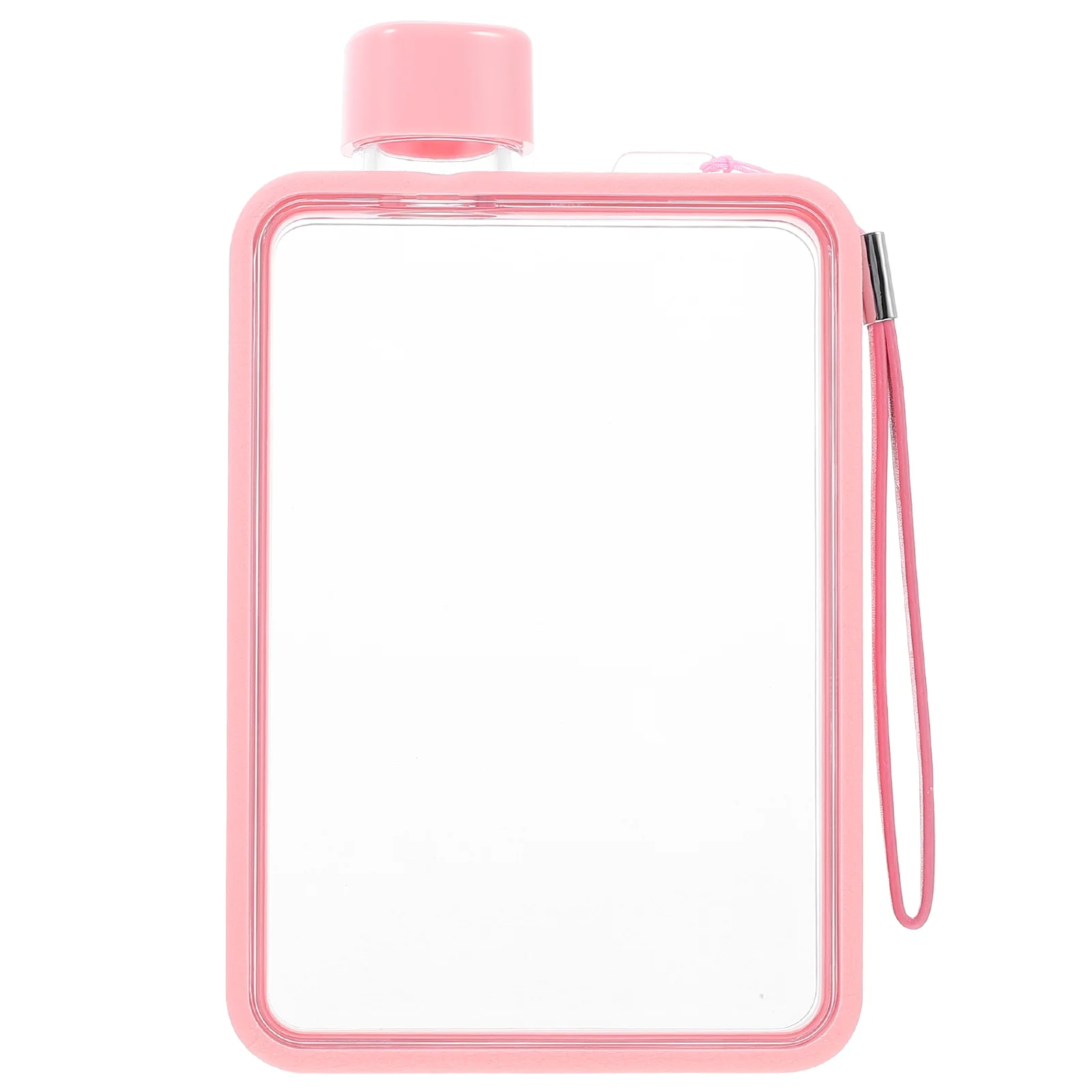 

Waterflataesthetic Travel Cup Professional Outdoor Fitnessjug Accessory Portable A5 Reusable Drink Running Container Slim Clear
