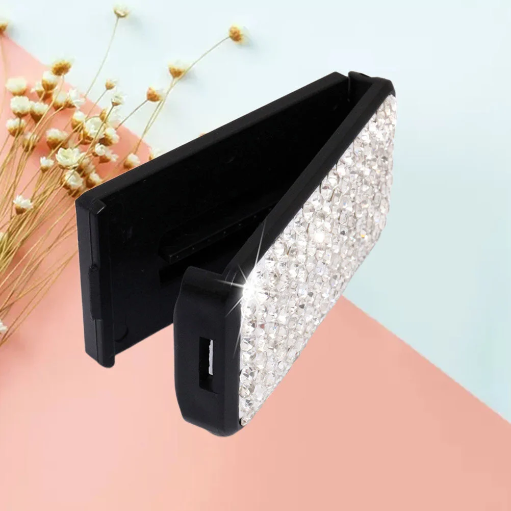 

1PC Car Seat Belt Clip Inlay Rhinestone Seat Belt Clip Car Seat Belt Retainer Safety Belt Tension Regulator Stylish Safety Belt