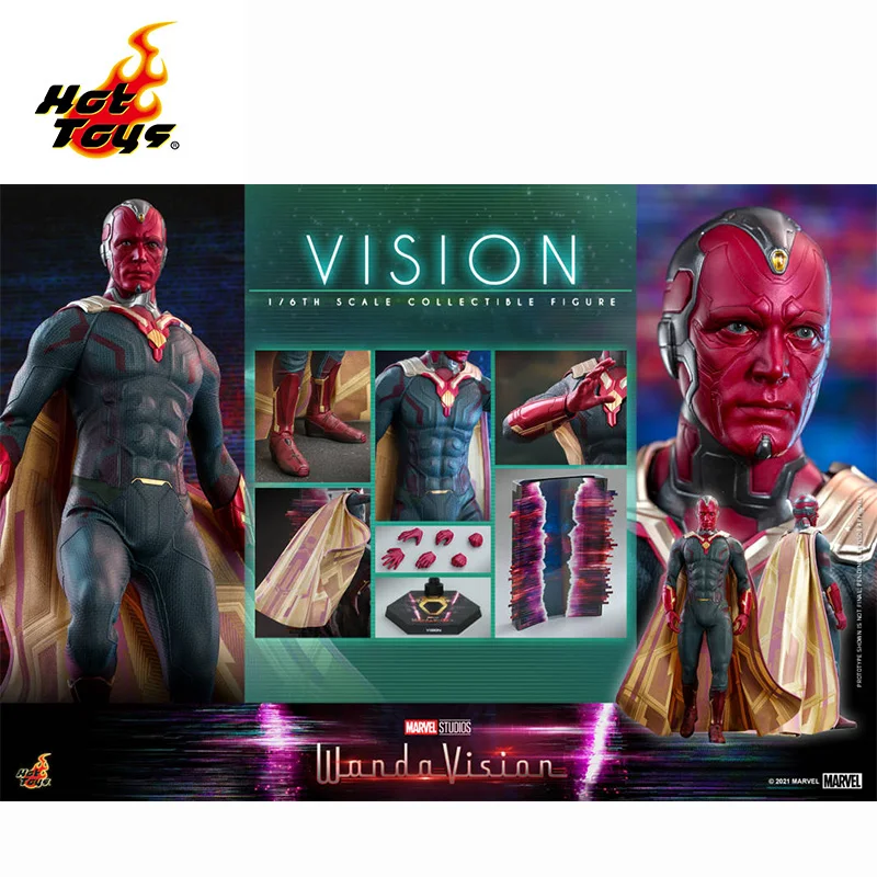 

In Stock Original Hottoys HT 1/6 Vision 2.0 TMS037 Wanda Vision Marvel Movies Anime Figur Action Figures Collection Model Toys