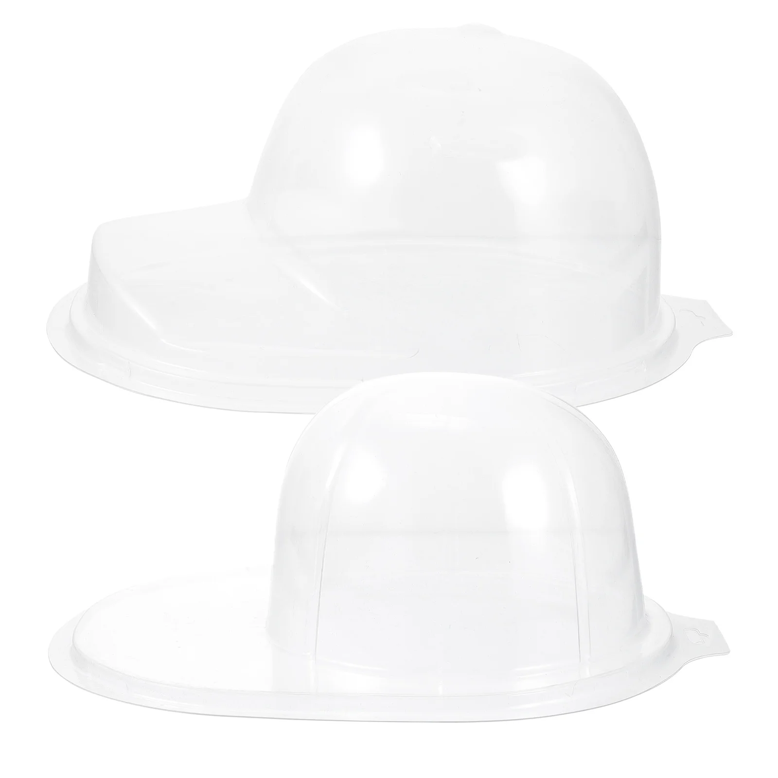 

2 Pcs Shaper Wall Mount Clothing Rack Plastic Caps Holder Hat Support Rack Home Stand Baseball Travel Inner