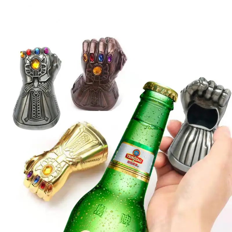 

Creative Fist Beer Bottle Opener Infinity Thanos Gauntlet Glove Beer Bottle Opener Useful Soda Glass Cap Remover Gadgets