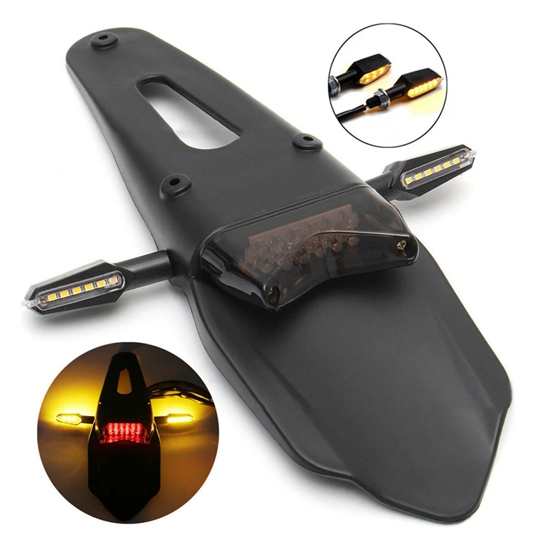 Заднее крыло мотоцикла со светодиодной подсветкой