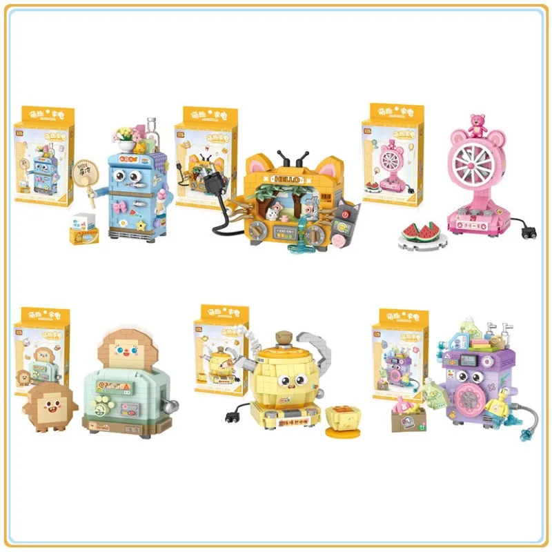 LOZ милые забавные строительные блоки для детских игрушек ТВ-комплектов