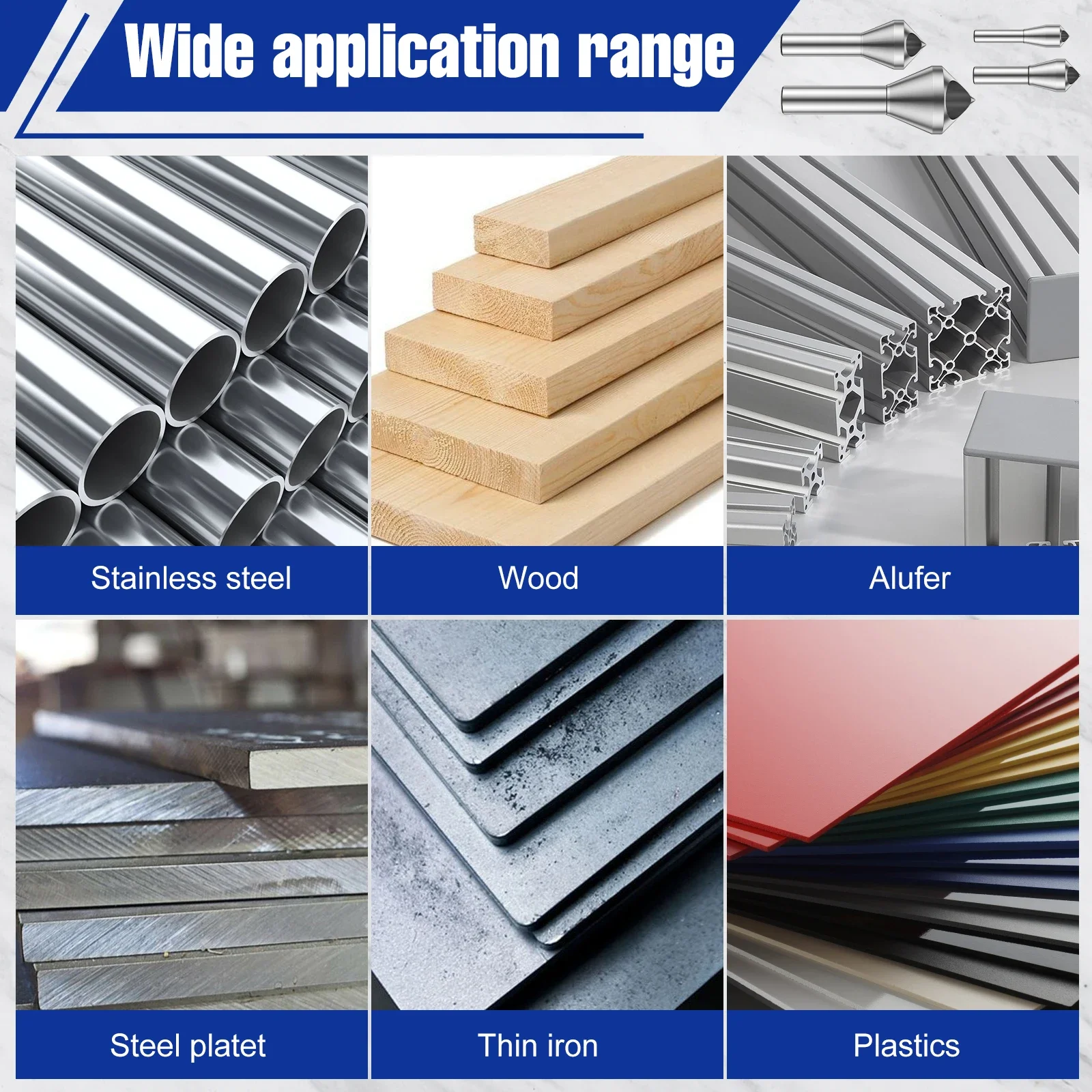 4 шт. высокоскоростная сталь наклонное отверстие внутренний набор инструментов