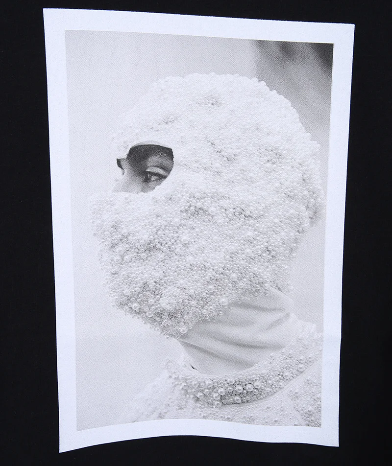 2021ss Повседневная футболка в стиле хип-хоп летняя с принтом жемчужной маски IH NOM uh