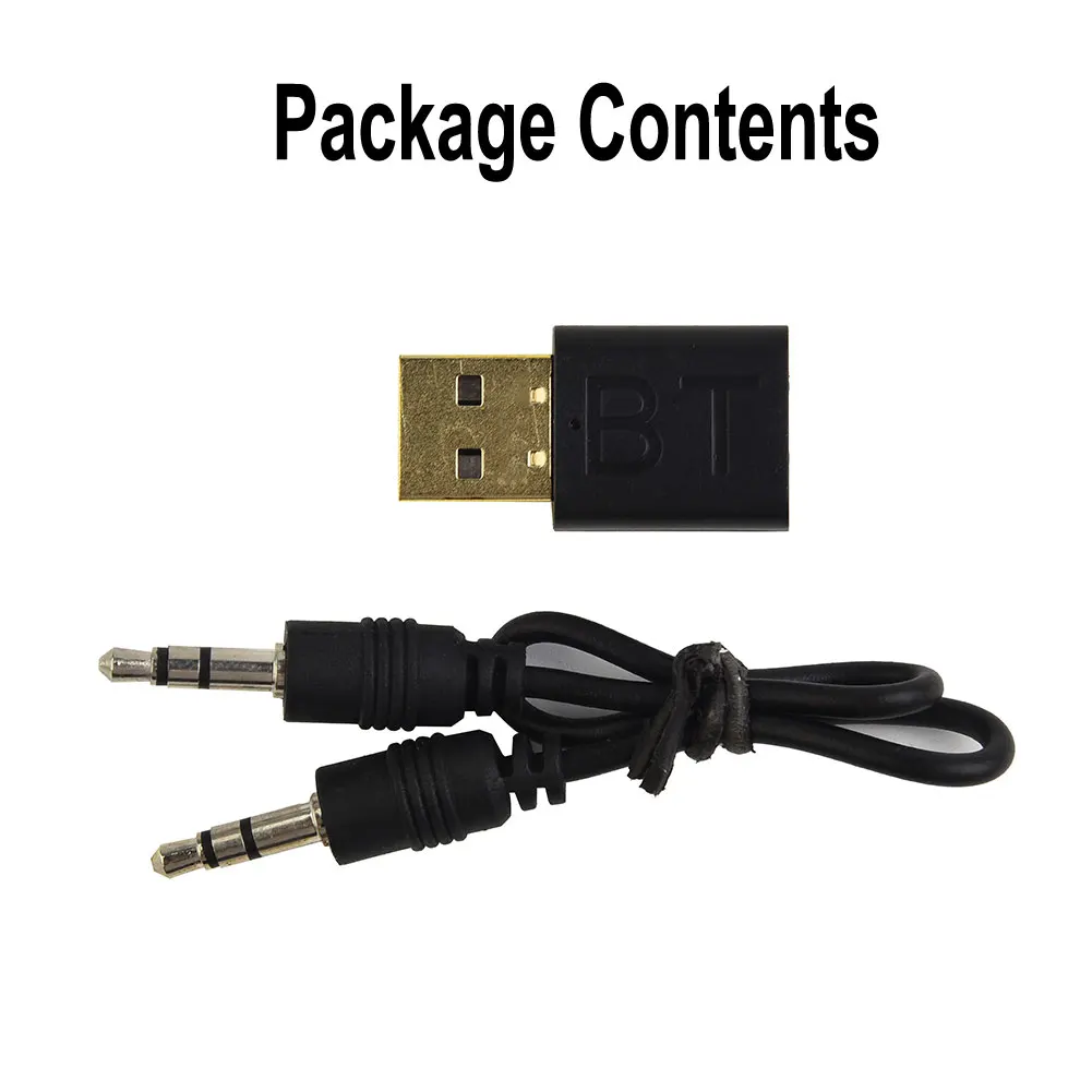 USB AUX Adapter Transmitter Receiver Dual Mode Headphones PC Speaker Portable Small Two-In-One Audio Cable