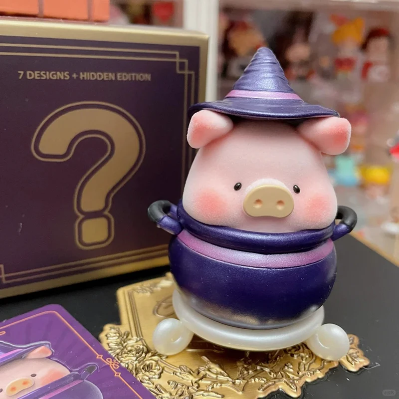 Фото Lulu The Волшебник, магия Series Bilnd Box Lulu Pig 52 игрушки Фигурки игрушки куклы таинственная коробка Lulu The Piggy подарок для детей девочек №3