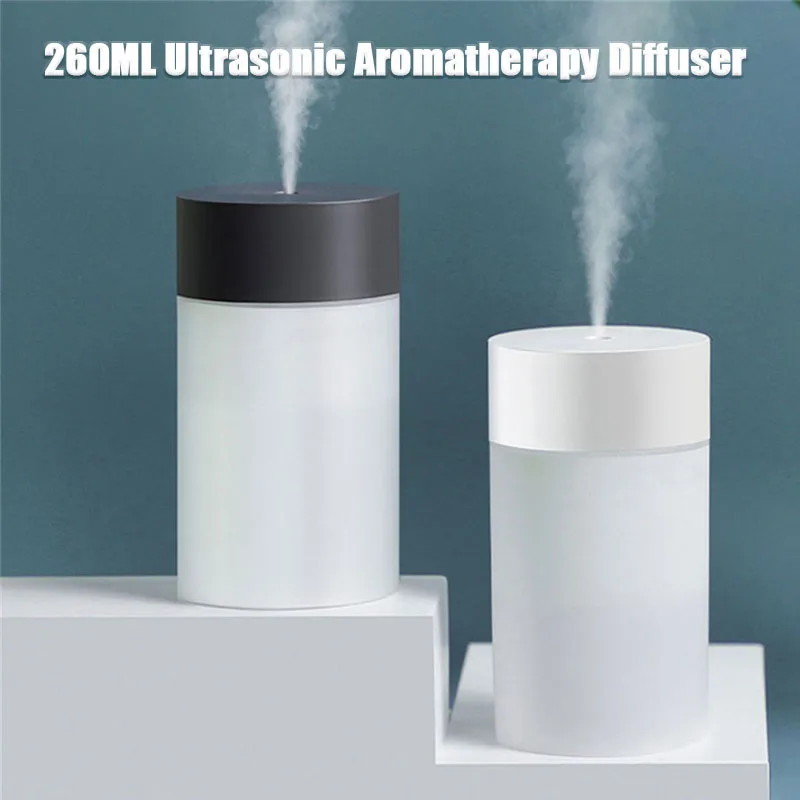 

260ml Air Humidifier USB Ultrasonic Aromatherapy Diffuser Air Humidifier Portable Sprayer Mini Cool Mist Maker Purifier For Car