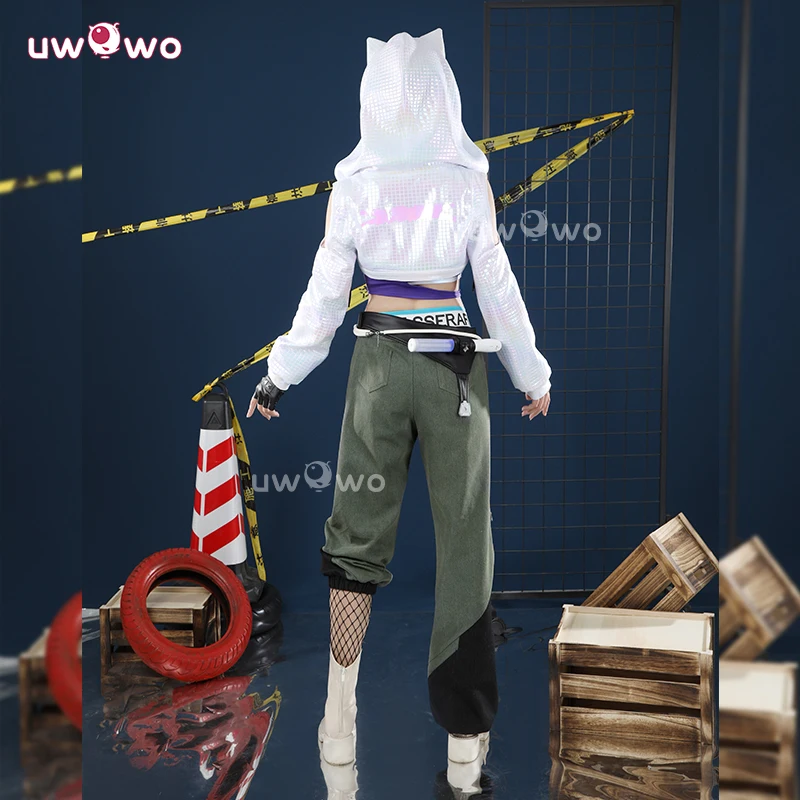 Фото Серия UWOWO Collab: Косплей-игра Ashe Overwatchh 2x LEe SSERAFIMm Fearlesss Ashe Косплей Костюм XS-XXL Костюм на Хэллоуин №4