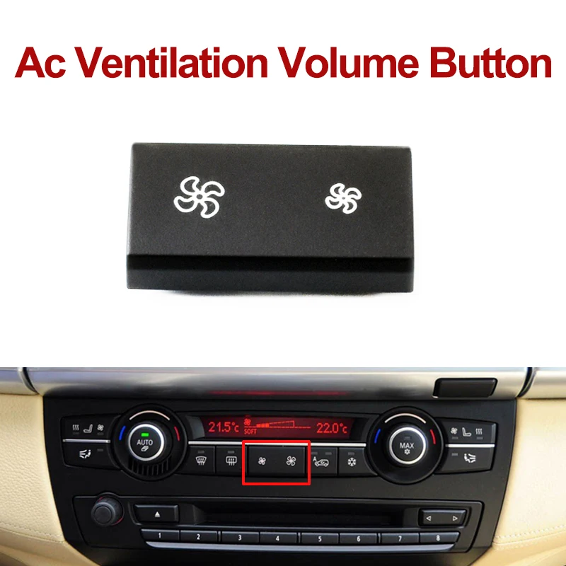 

Зажимы для вентиляционной решетки приборной панели, переключатель регулировки громкости вентиляции багажника, кнопка зажигания для BMW X5 X6 E70 E71 E72 2007-2014