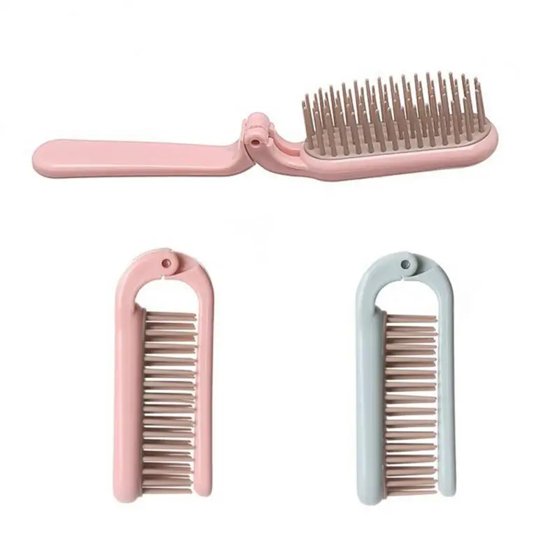 

Portable Folding Comb Detangling Hair Brush Hair Brush Anti Static Head Massager Travel Combs Hair Styling Accessories