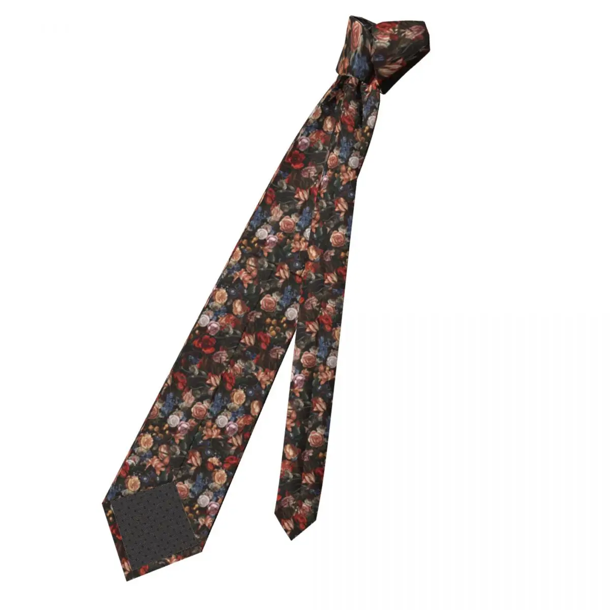 Цветной цветочный галстук в стиле барокко, винтажный цветочный романтический подарок, мужские галстуки, рубашка с рисунком, размер 8 см