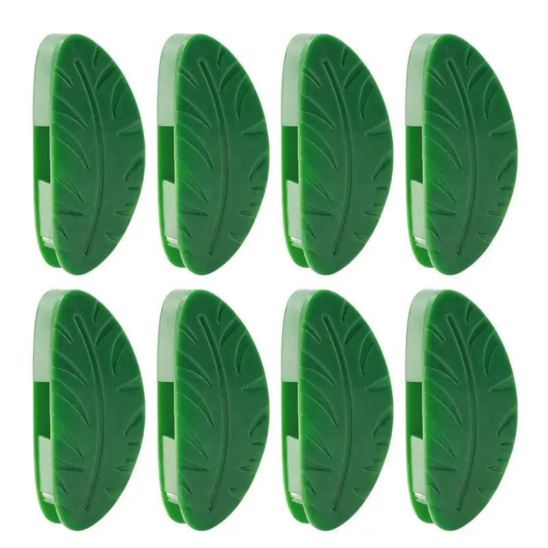 

Зажимы для растений для альпинизма | 8 зажимов для растений в форме листьев | Невидимый зажим для крепления лозы с самоклеящимся элементом