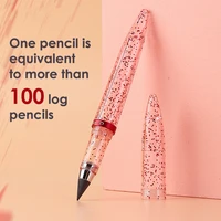 1pc new acrylic technology unlimited writing eternal pencil no ink pen pencils for writing art sketch painting tool kids gifts