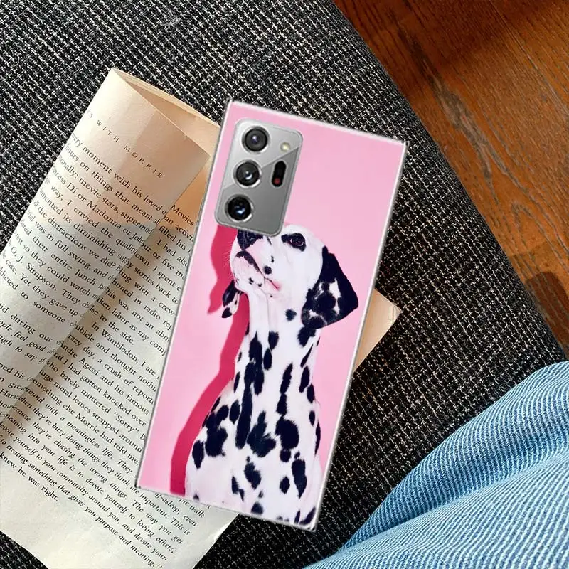 Умный чехол для телефона с пятнистой собакой Galaxy Samsung A03 A03S A13 A23 A33 A53 A73 A54 A34 A24 A14 5G A04