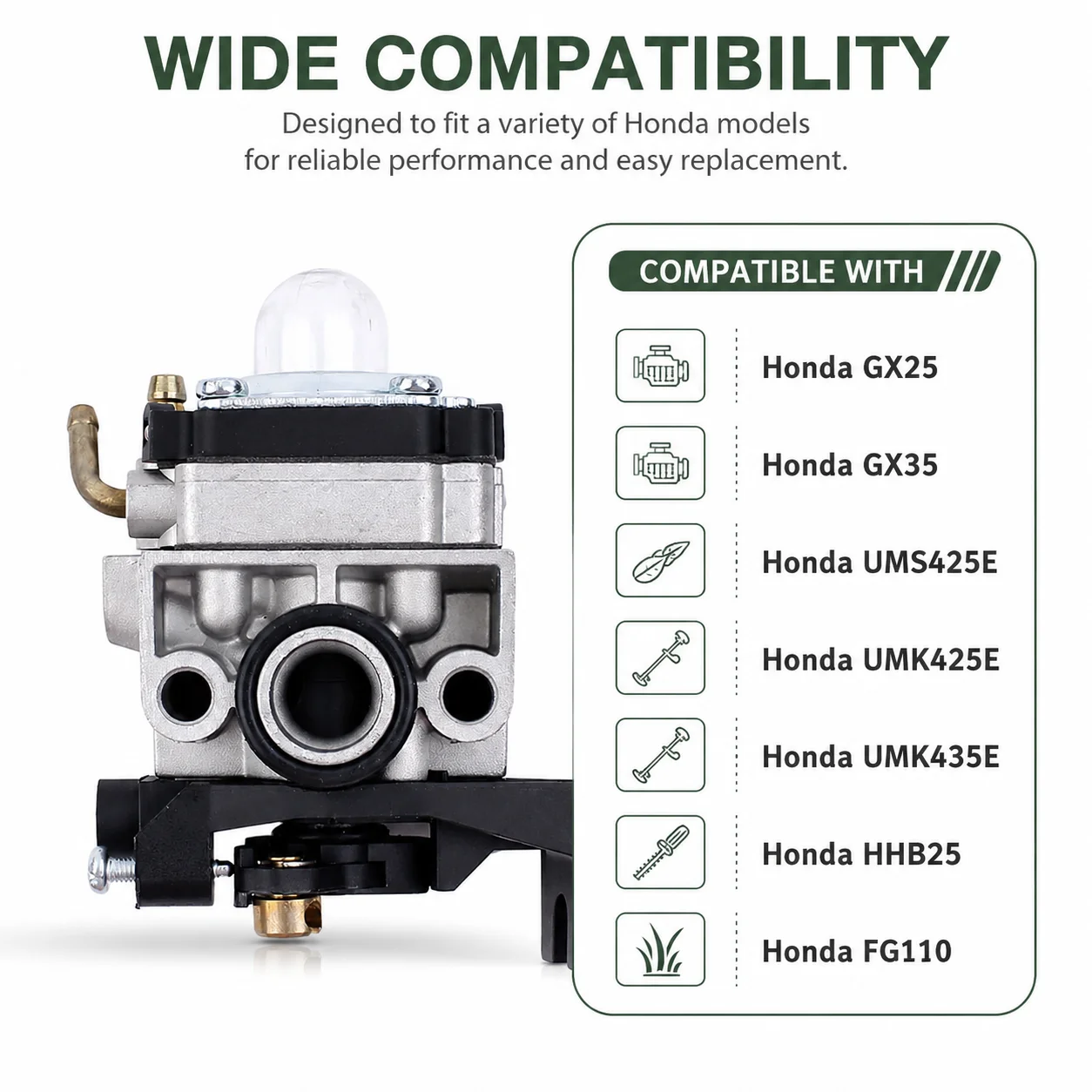 Фото Комплект для обслуживания карбюратора Honda GX25 GX35 UMS425E UMK425E UMK435E с топливным фильтром, свечой зажигания, масляными фильтрами, масляным шлангом и прокладкой. №3