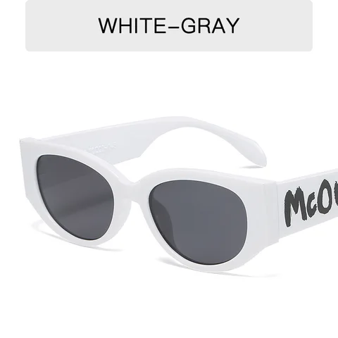 Модные солнцезащитные очки с надписью и логотипом для женщин и мужчин, овальные брендовые дизайнерские бежевые женские солнцезащитные очки в стиле ретро с защитой UV400, солнцезащитные очки с защитой от ультрафиолета