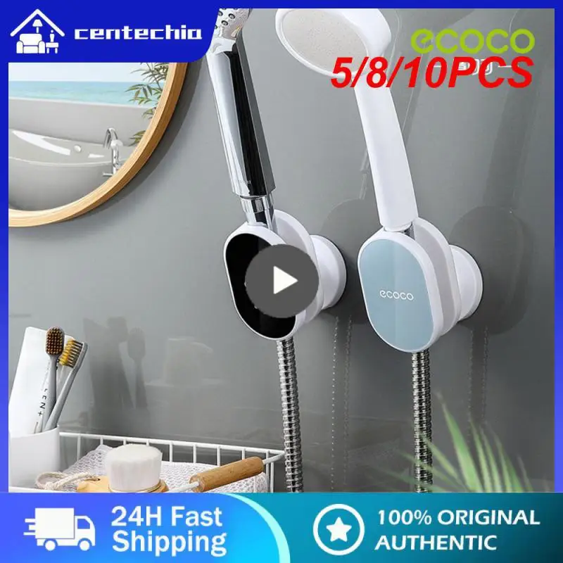 

5/8/10PCS Universal Wall Mount Shower Bracket Non-perforated Suction Cup Holder Self-adhesive Shower Head Holders