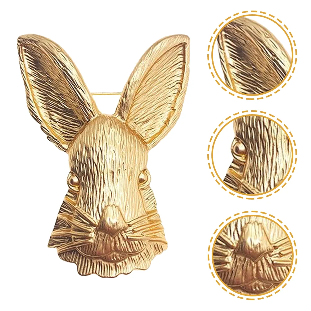 

Эстетический металлический значок в виде кролика, шляпы, одежды, костюма, лацкана, винтажный декор из сплава