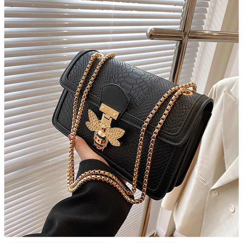 

Handbags For Women 2023 New Crocodile pattern Shoulder Bags Lady Travel Bag Luxury Brand Hobos bags Cross-body Chain Handbag