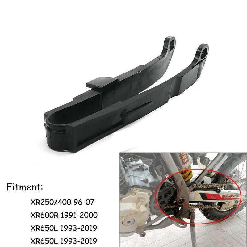 

Motorcycle Plastic Chain Slider Guide Swingarm Protector for HONDA XR250R XR400R XR600R XR650L 1991-2019