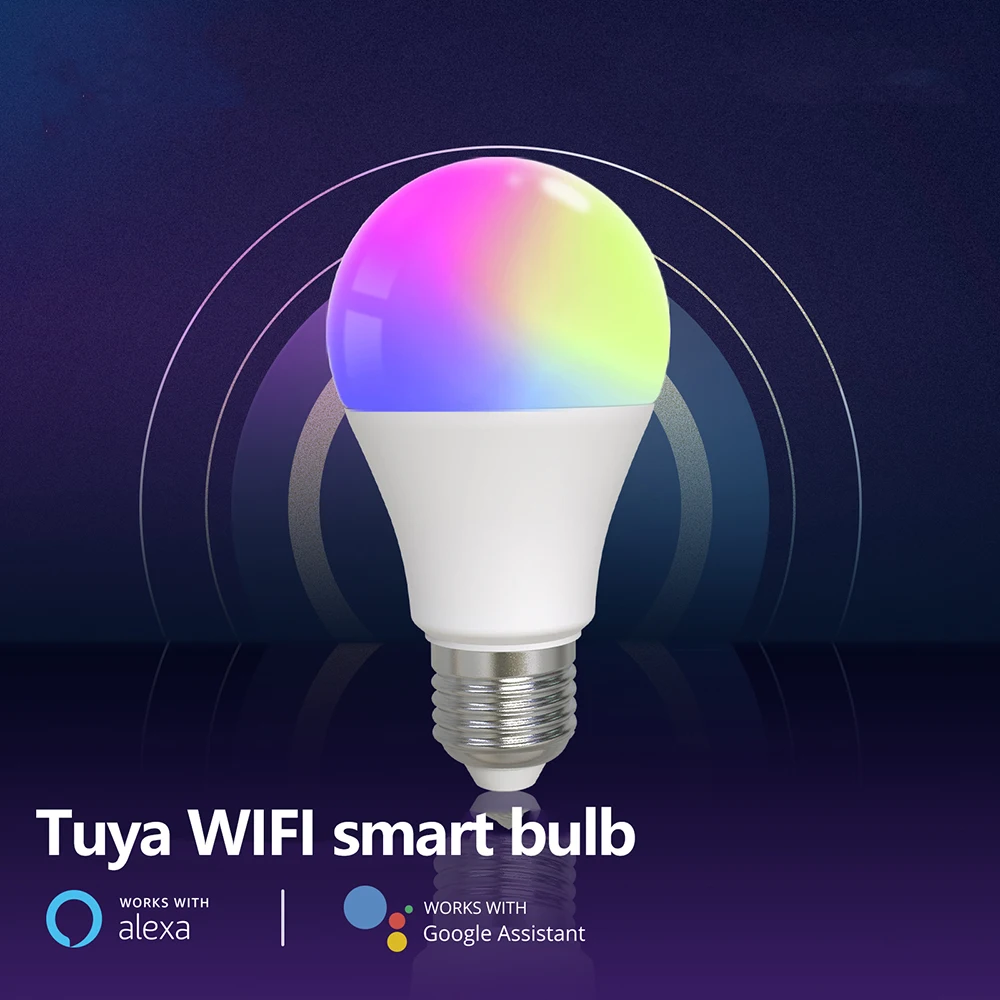 

Умная лампа с функцией WiFi/Bluetooth, E27/E26, 10 Вт/9 Вт/7 Вт
