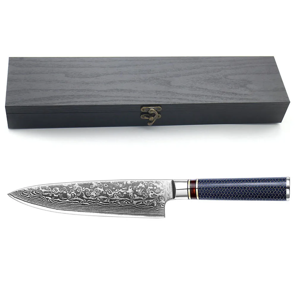 

8 Inch Chef Knife 67 Layers Damascus VG10 Steel Sharp Cleaver Slicing Professional Kitchen Knives For Cutting Vegetables Meat