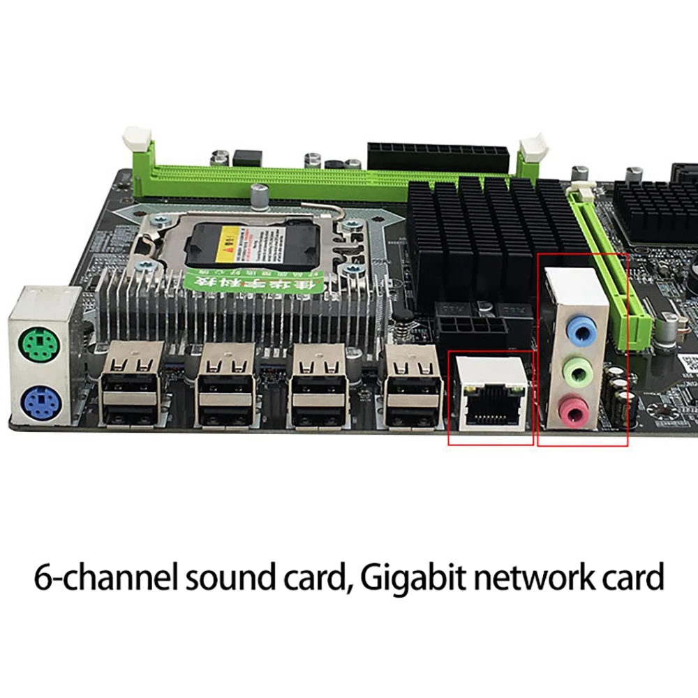 Материнская плата X58 PRO LGA 1366 DDR3 DIMM PCIE X16 8 материнская с USB интерфейсом поддерживает