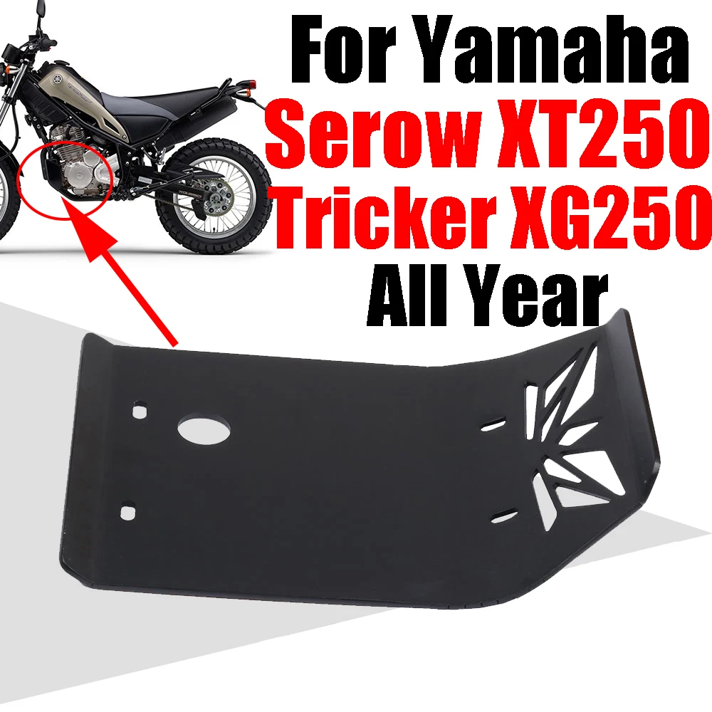 

For Yamaha Serow XT 250 XT250 XT250X Tricker XG250 XG 250 Accessories Skid Plate Engine Protection Cover Guard Chassis Protector