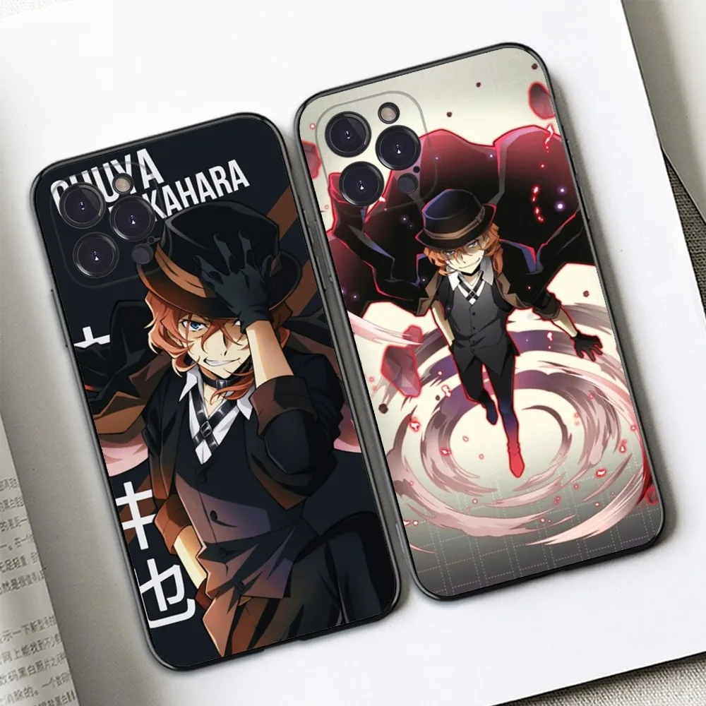 

Bungou Stray Dogs Anime Phone Case Silicone Soft For Iphone 15 14 13 12 11 Pro Mini XS MAX 8 7 6 Plus X 2020 XR Shell