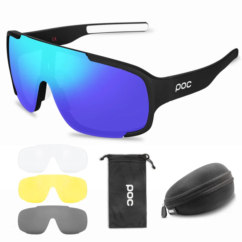 POC Aspire Polarized Sports Blade Cycling Sunglasses Men Sport Road Mountain Bike Glasses Men Women Eyewear