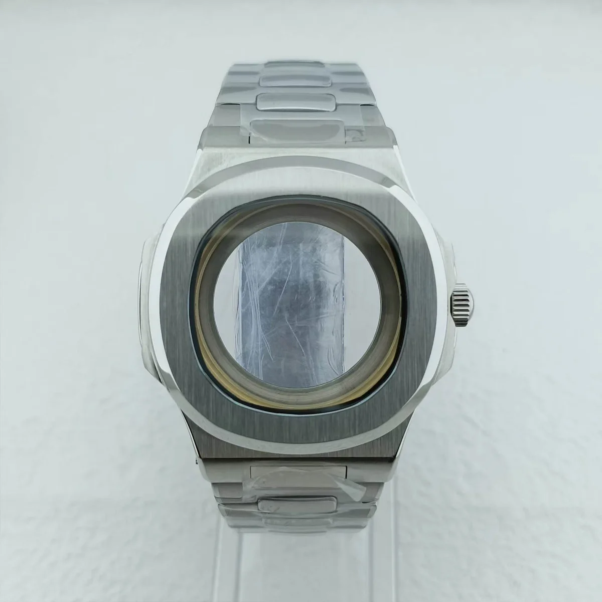 Корпус часов NH35 40 мм ремешок из нержавеющей стали подходит для механизма