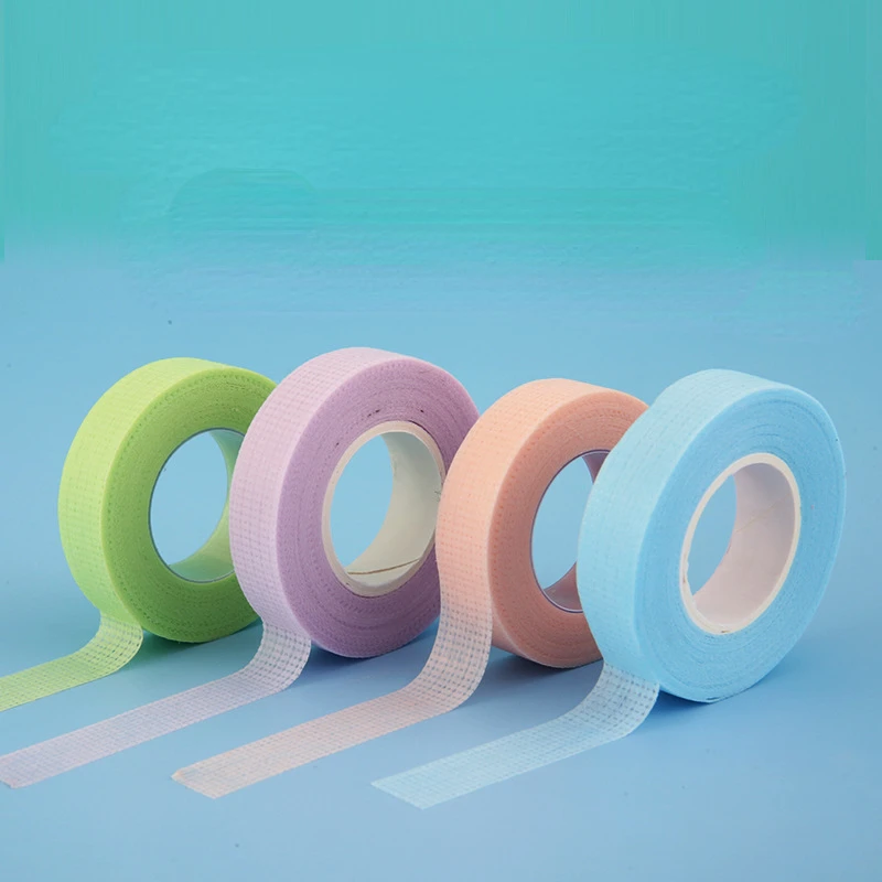 

5pcs Eyelash Extension Purple Tape Breathable Easy To Tear Micropore Patch Lashes Stickers Patches for Extension Makeup Tools