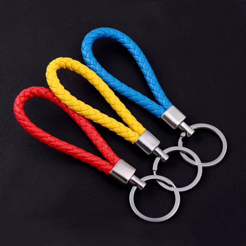 Модный плетеный брелок ручной работы из искусственной кожи 2 шт. |