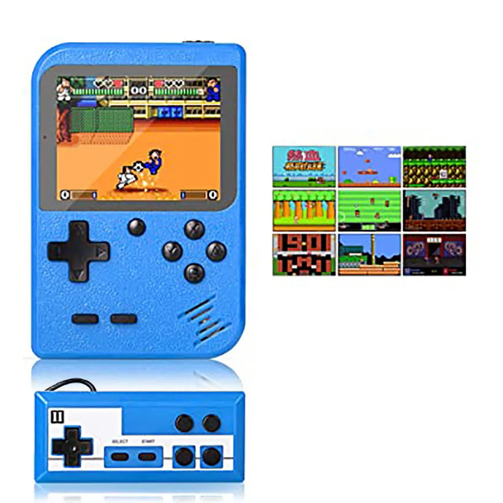 2022 NEW Retro Portable Mini Handheld Video Game Console Color LCD Kids Player Built-in 500 games |