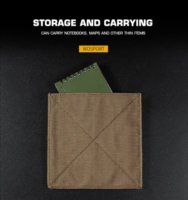 Wosport тактическая сумка для хранения с крючком и петлей охоты нагрудная установка