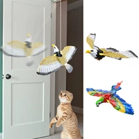 electronic sound bird toys for cats flying eagleparrot shape sound toys for indoor cats kittens funny hanging%c2%a0teaser and