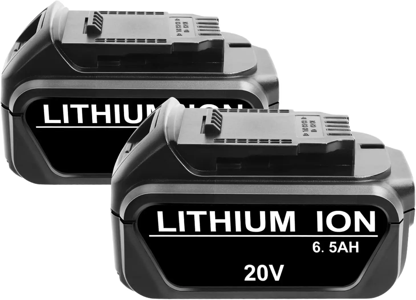 Сменный аккумулятор для Dewalt 2 упаковки 20 в 6 5 Ач DCB200 DCB203 DCB204 DCB206 совместим с