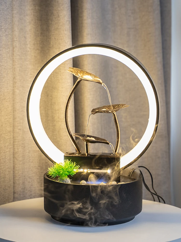 

Светильник-увлажнитель воздуха GY с ароматизатором, креативное украшение для проточной воды, для прихожей, спальни